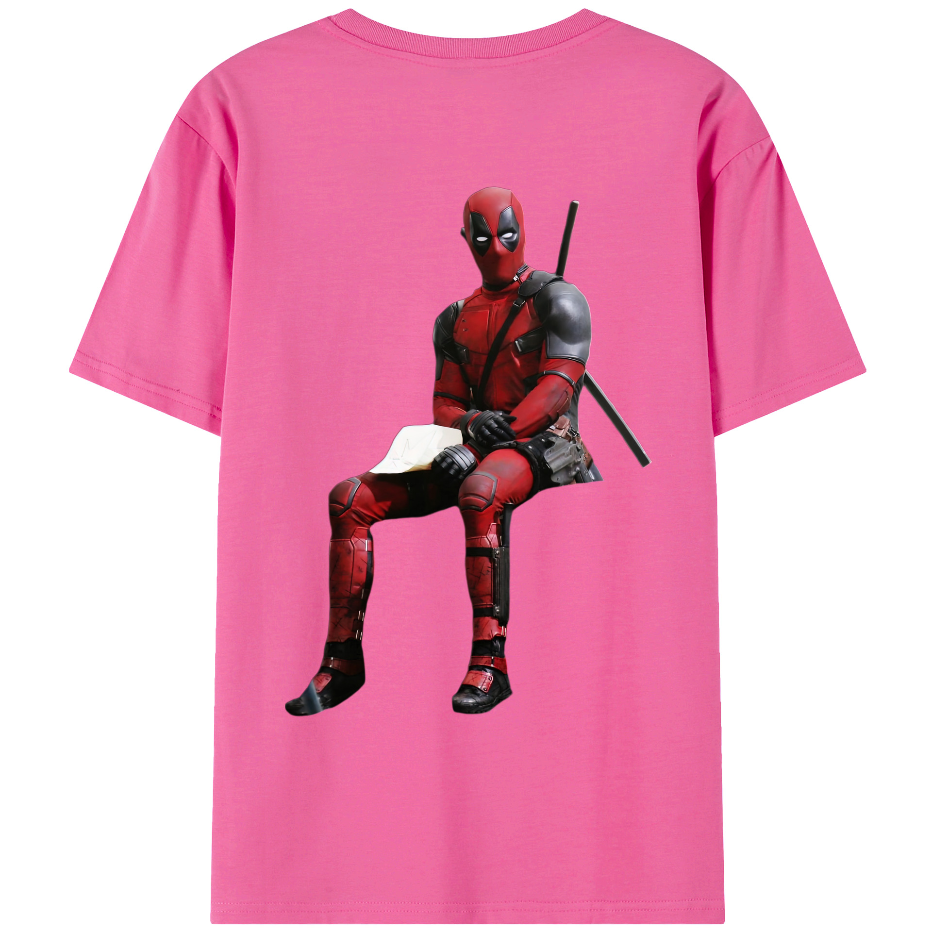 （画像用） Deadpool デッドプール レディース半袖Tシャツ(バックプリント)